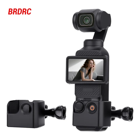 Адаптер рамы из АБС-пластика, расширительный штатив для DJI OSMO Pocket 3, можно использовать с зажимом для рюкзака, держателем для велосипеда, подвесом для камеры