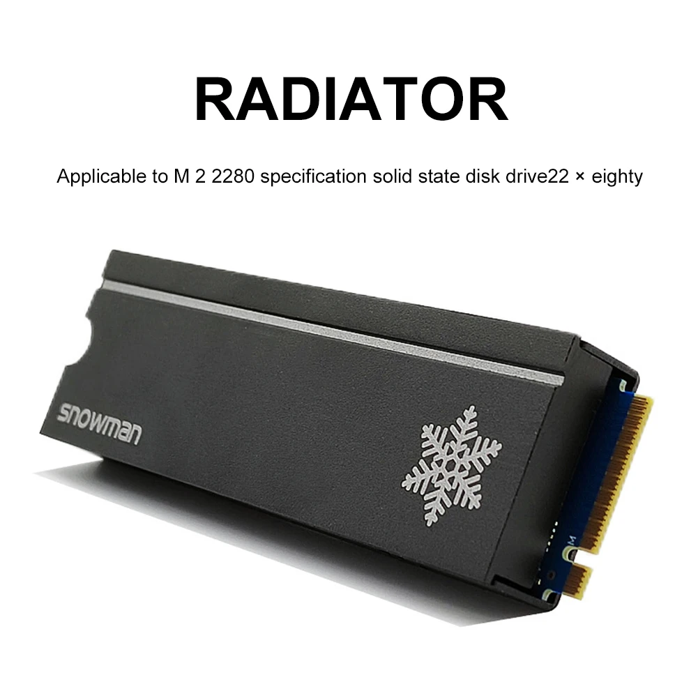 

Радиатор SSD из алюминиевого сплава для твердотельного жесткого диска M.2 2280, кулер с термопанелью, аксессуары, запасные части для PS5