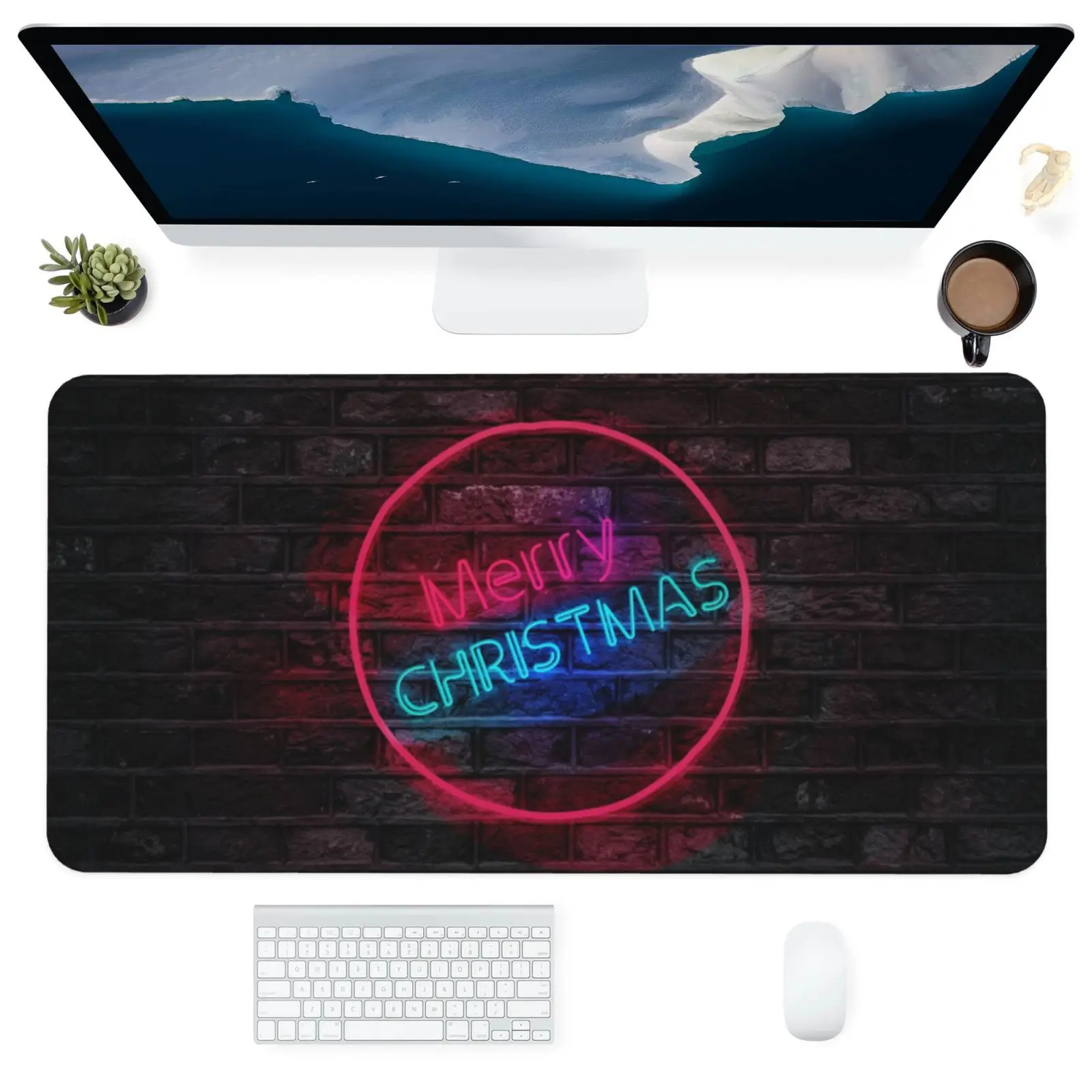 

Mouse Pad Computer Office Supplies Accessories Kawaii Large Square Customized Desk Mats Title Sign Graffiti Spray Paint MousePad