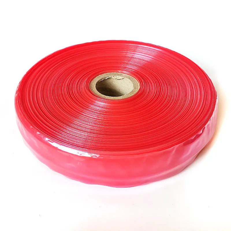

Wide 5CM Casings for Sausage Shell 50M/100M Food Grade Hot Dog Plastic Inedible Casing Tranparent Red Color Ham Kitchen Tools