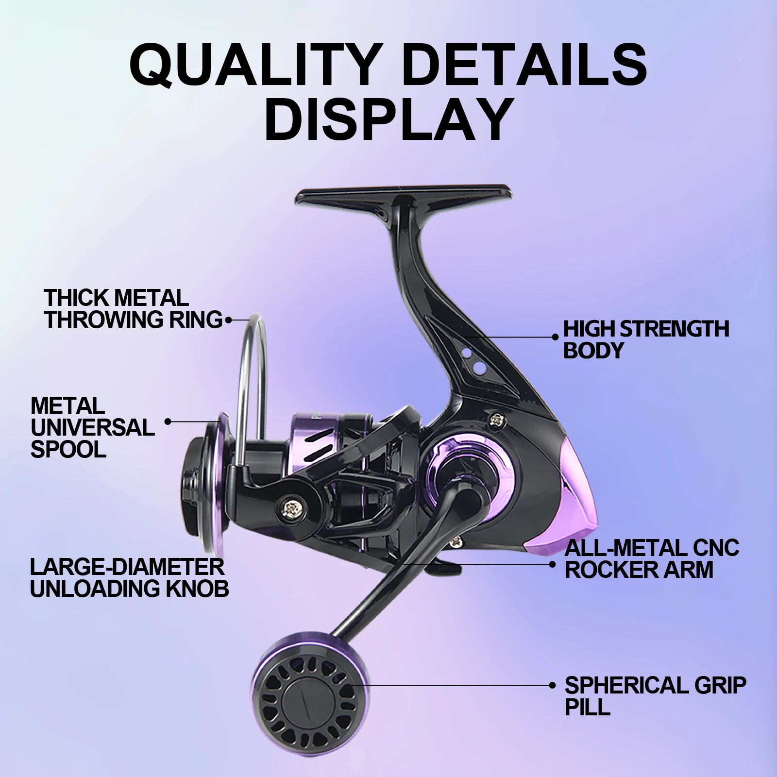Спиннинговая Рыболовная Катушка HAUT TON Серия 1000-7000 13 + 1 Шарикоподшипники 16 Кг