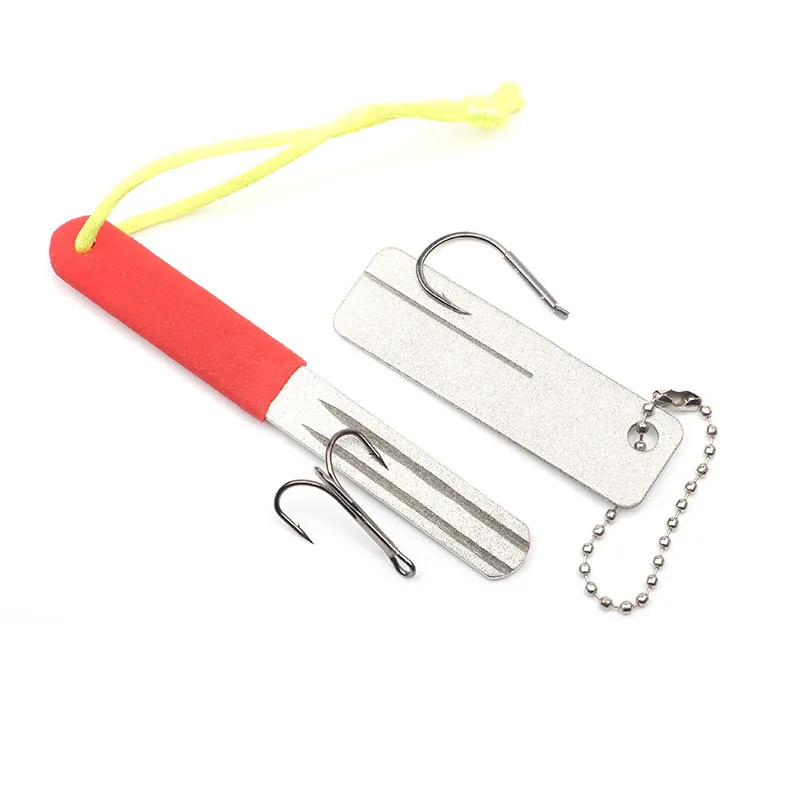 Fishing Hook Sharpener Portable Diamond Knife Mini EDC Pocket Fish Sharpen Tool For Camp Hike Outdoor Accessory | Спорт и