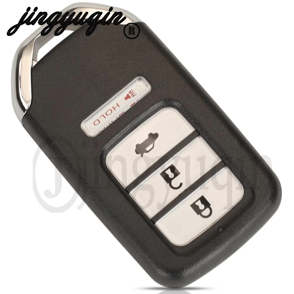 Jingyuqin 2/3/4/6 кнопки дистанционный умный ключ оболочка для Honda City Jazz XRV Venzel HRV брелок