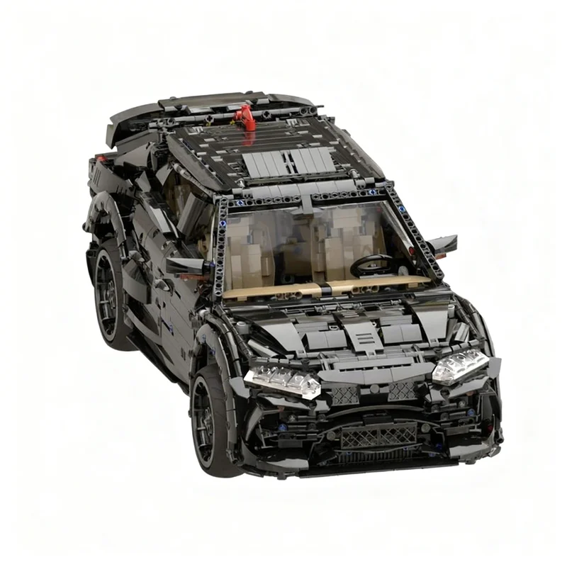 Фото 3962 детали MOC Mansory Venatus Black Lamborghini Urus: Конструктор, игрушка, строительные блоки, подарок на Рождество, день рождения, креативный DIY-набор №1