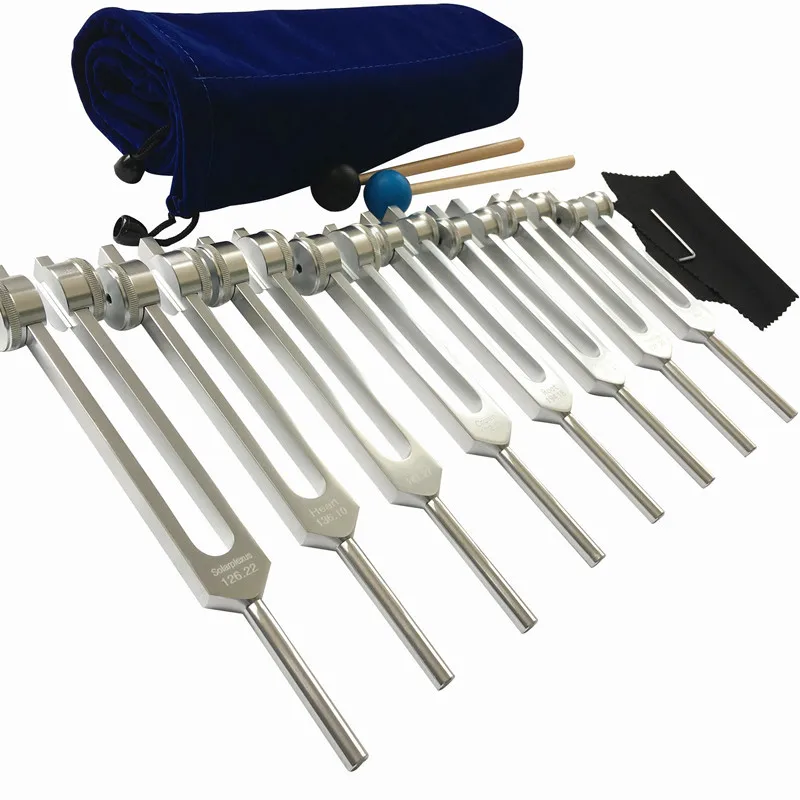

Fiesta Tunning Fork Set Chakra Tunning Fork Percussion Effects Instruments Musical Instrument Drawer Yoga Sound Healing Cameroon