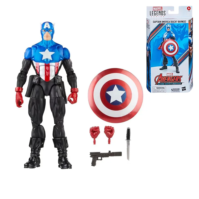 

Original Hasbro Legends Captain America Bucky Barnes 6 Inch 15cm In Stock Anime Action Collection Figures Model Toys