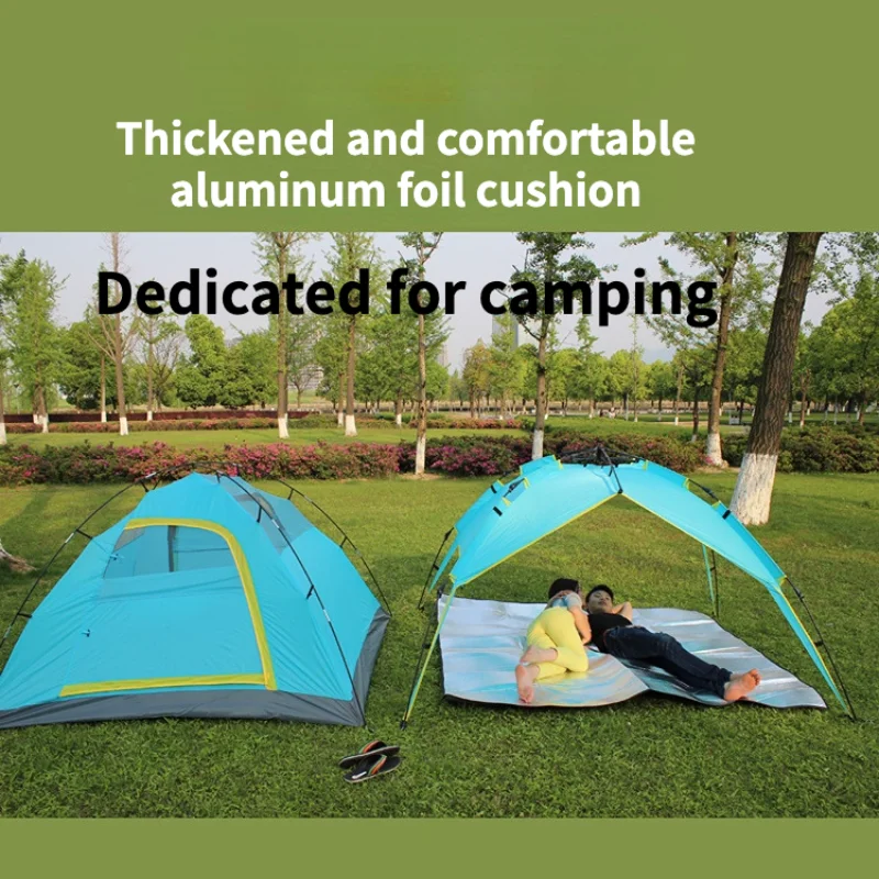 

Activity Cheap Double Sided Aluminum Membrane Waterproof and Damp Proof Pads Picnic Pads Beach Pads Camp Pads Picnic Pads