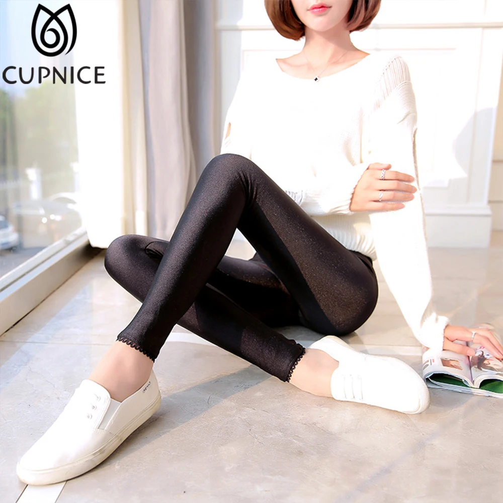 

CUPNICE 2022 Summer Solid Skinny Pants for Women Stretch Slim Leggings Plus Size Vintage Casual Pencil Trousers Female Spring