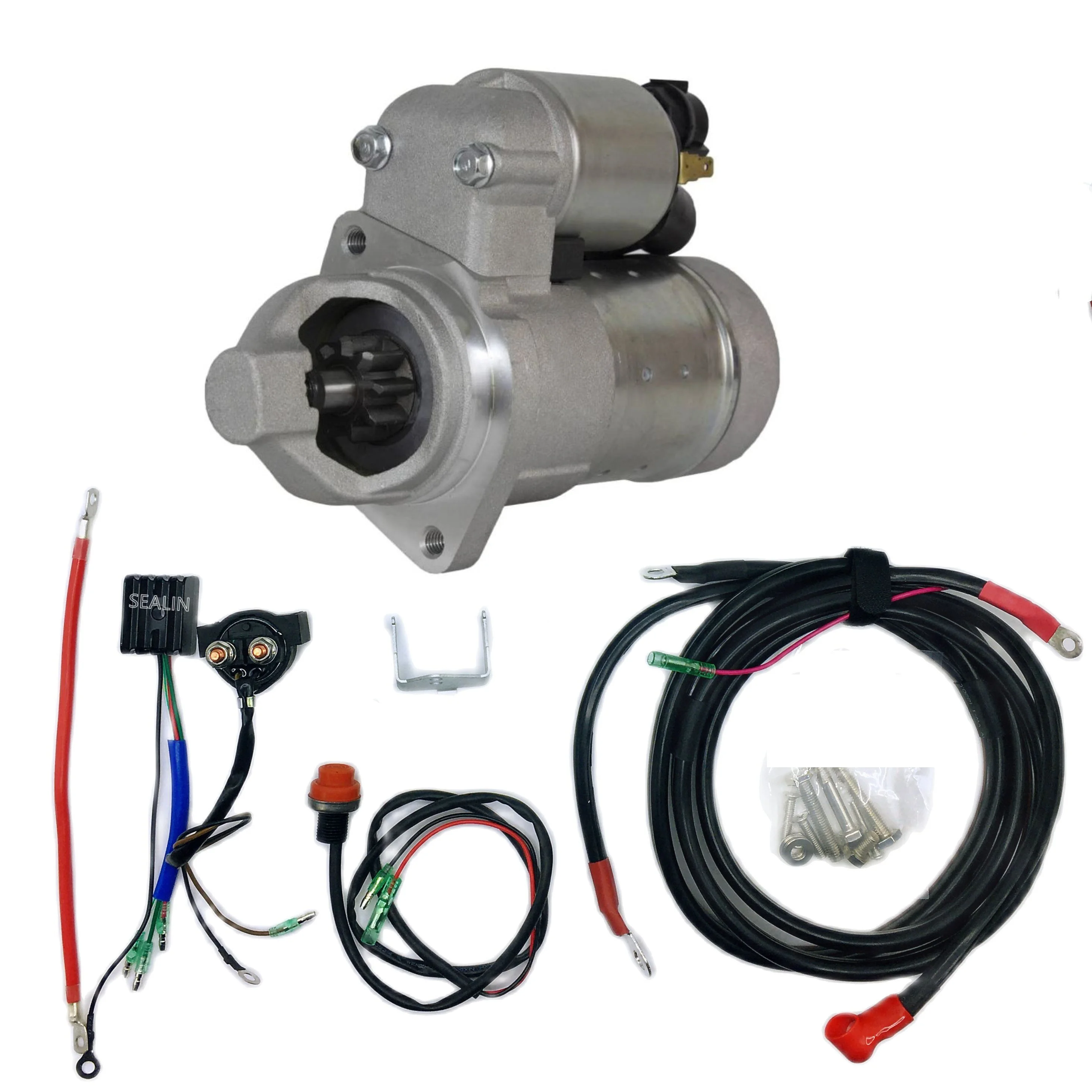 Комплект для преобразования электрического старта подвесного двигателя SUZUKI DF20A