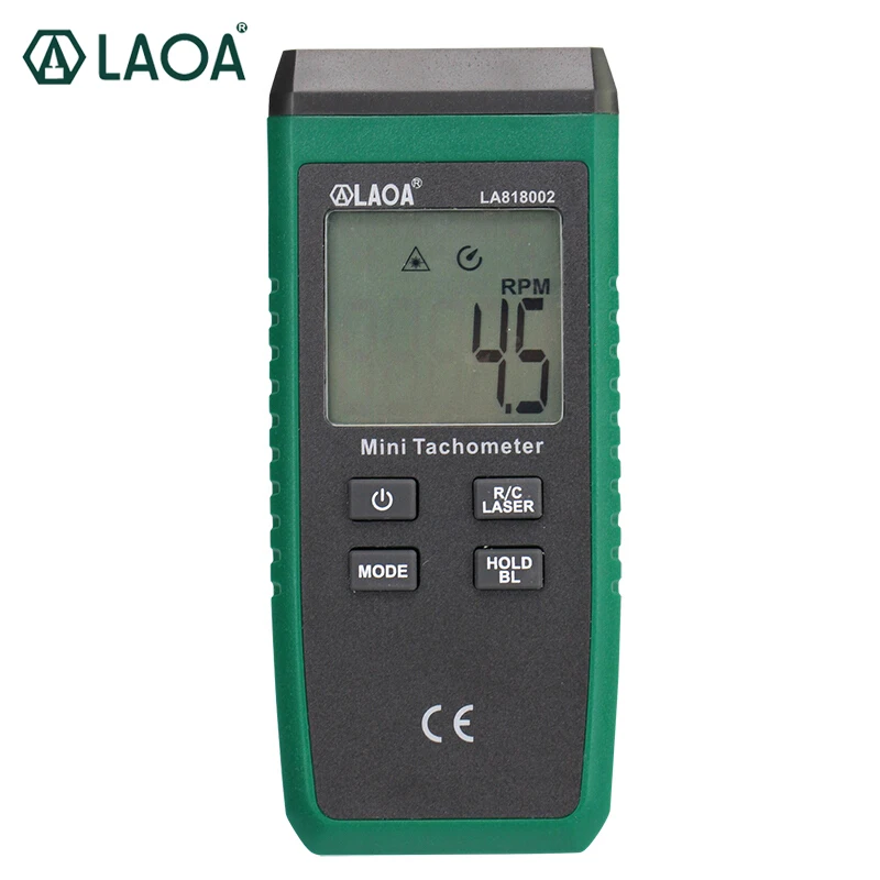 

Тахометр LAOA, Бесконтактный лазерный тахометр с цифровым дисплеем