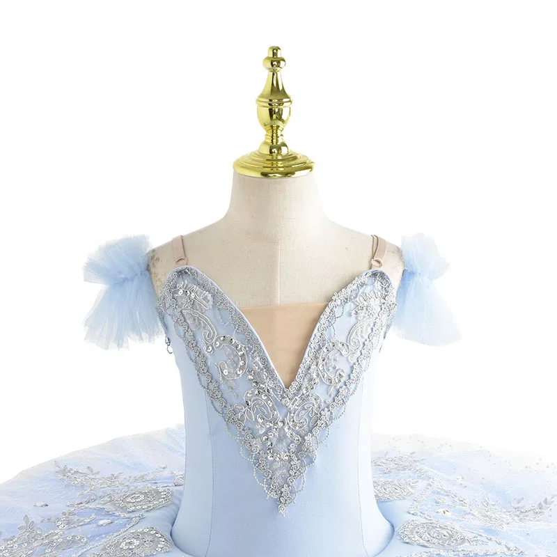 Профессиональная балетная пачка для девочек розовая синяя балерина