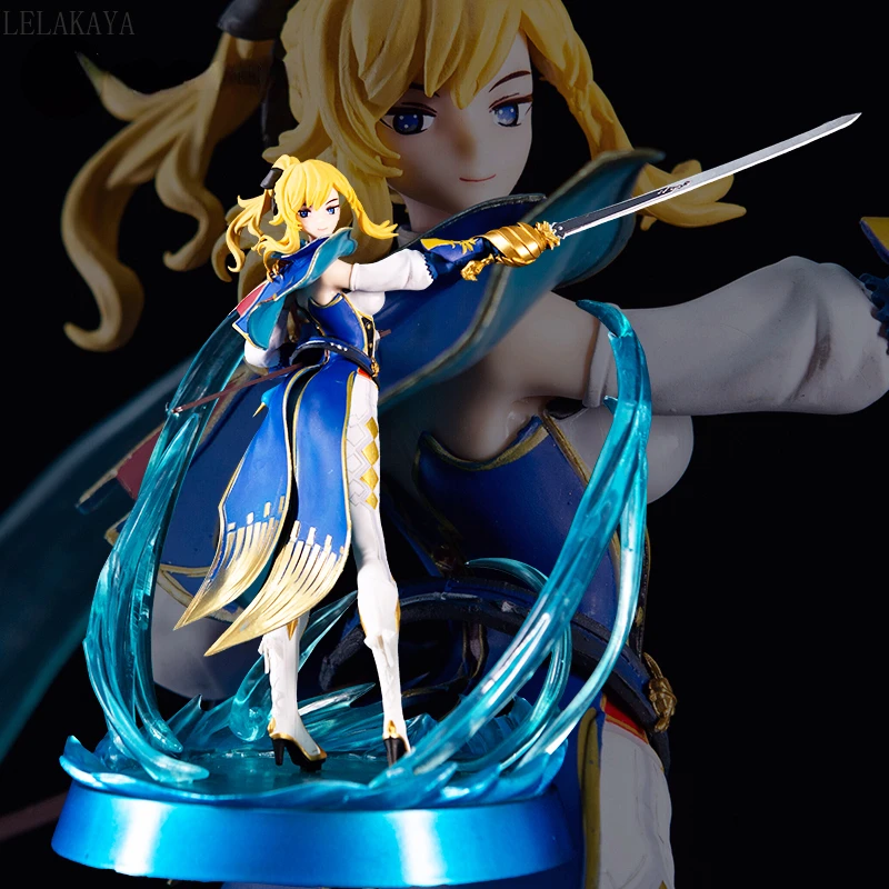 

26cm Anime Genshin Impact GK Jean Gunnhildr Figure Regimental Commander Jean Japanese Action Figures Toys Brinquedos
