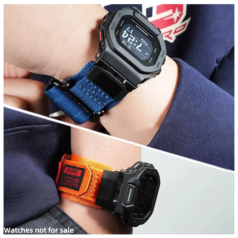 Адаптер + нейлоновый ремешок для Casio 3451 GBD-200, ремешок для часов G-Shock GBD200 129 GBD-200SM, устойчивый к поту спортивный браслет для мужчин (art.: 3920cd8d13ed3) - 3920cd8d13ed3