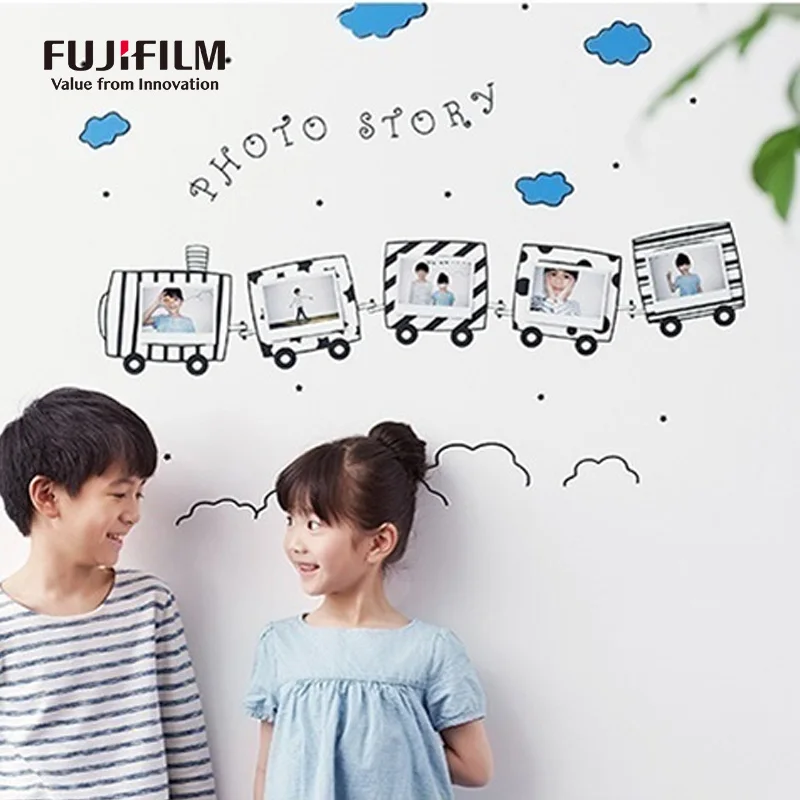 Фотобумага Fujifilm Fuji Instax 10-100 листов 5-дюймовая широкая пленка белая бумага для
