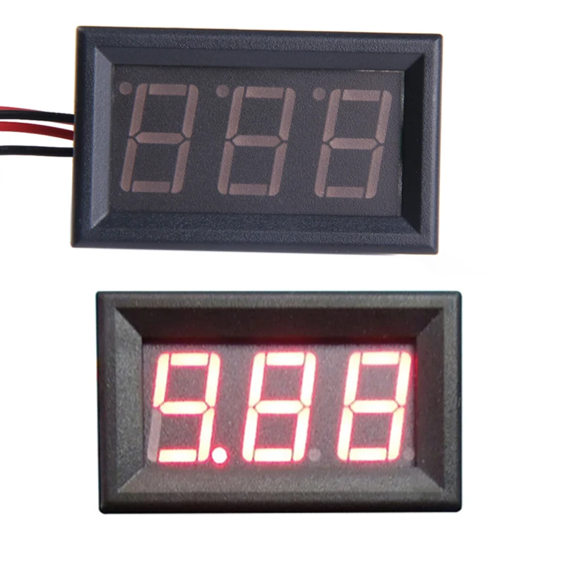 

Amperimetro Digital DC Ammeter 20A Red LED Ampere Meter Panel Amp Meter Digital Electricity Ampermeter Meter