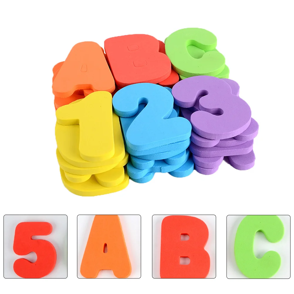 

Буквенно-цифровые наклейки для детей, 2 набора