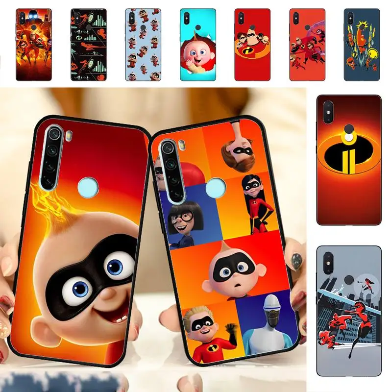 

Disney The Incredibles Phone Case for Redmi Note 8 7 9 4 6 pro max T X 5A 3 10 lite pro