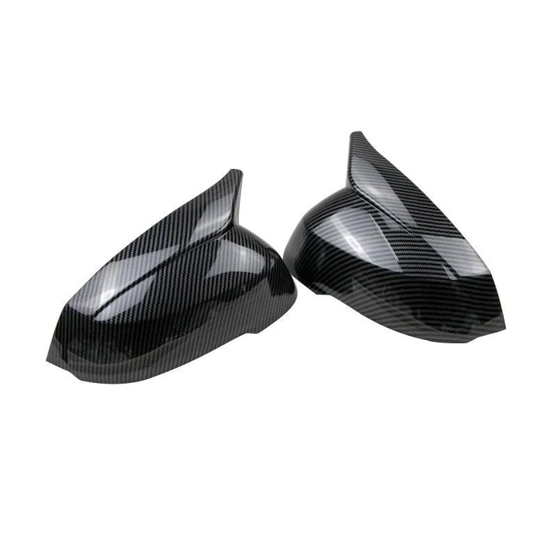 Фото Для BMW X1 U11 U12 2023 2024 чехол с рожком, отделка автомобильных аксессуаров, 2 шт., крышка бокового зеркала заднего вида из углеродного волокна №3