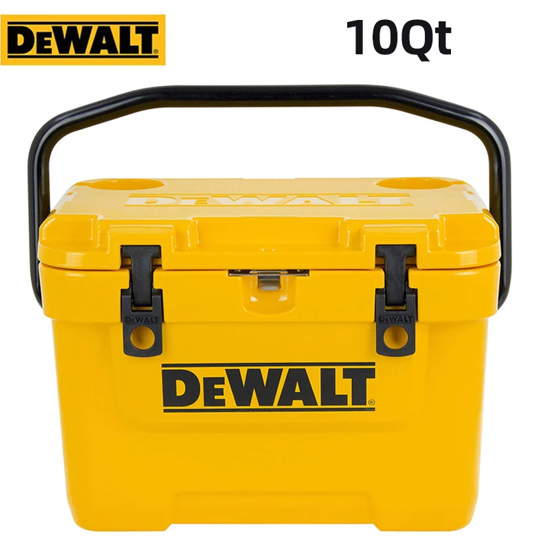 DEWALT DXC10QT 10Qt/10L Roto Molded Lunch Cooler Box Tough Heavy Duty Ice Chest Case for Camping, Sports & Outdoor Activities