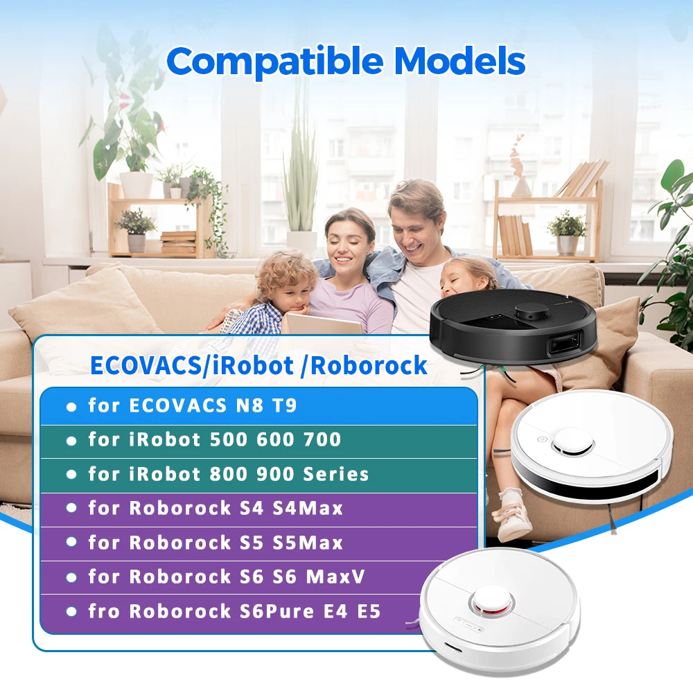 Фото Кожаные накладки на колеса для роботов-пылесосов iRobot Roomba серий i3, i7, J7, E5, E6, 500, 600, 700, 800, 900 (замена шин) №2