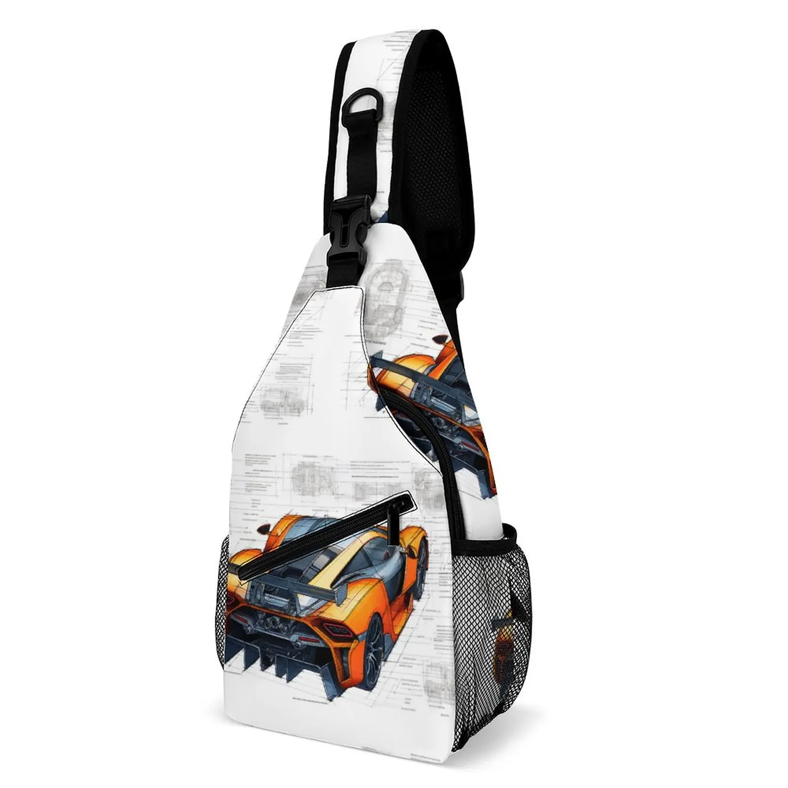 

Фантастические спортивные нагрудные сумки для автомобиля, велосипедная сумка через плечо с граффити, Стильная дизайнерская маленькая сумка, сумки-слинги для университетских тренировок