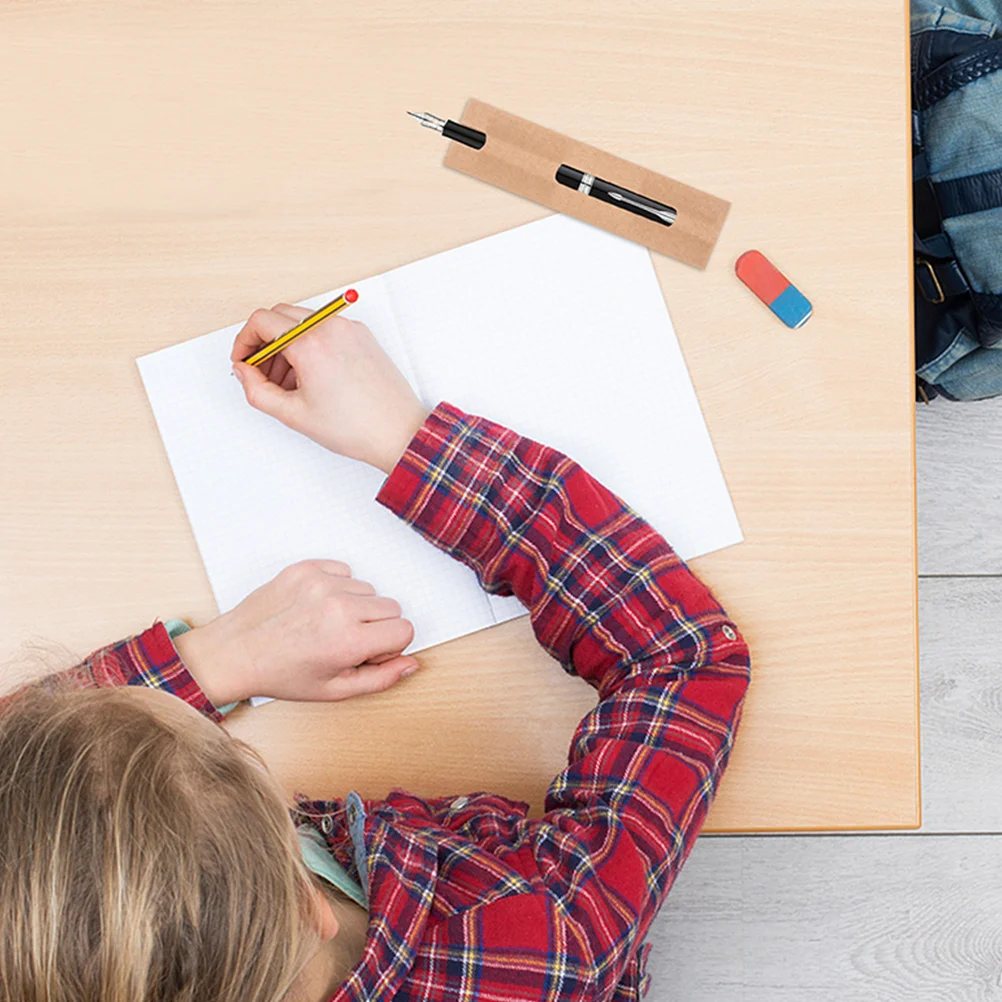 50 шт. футляры для ручек из крафт-бумаги