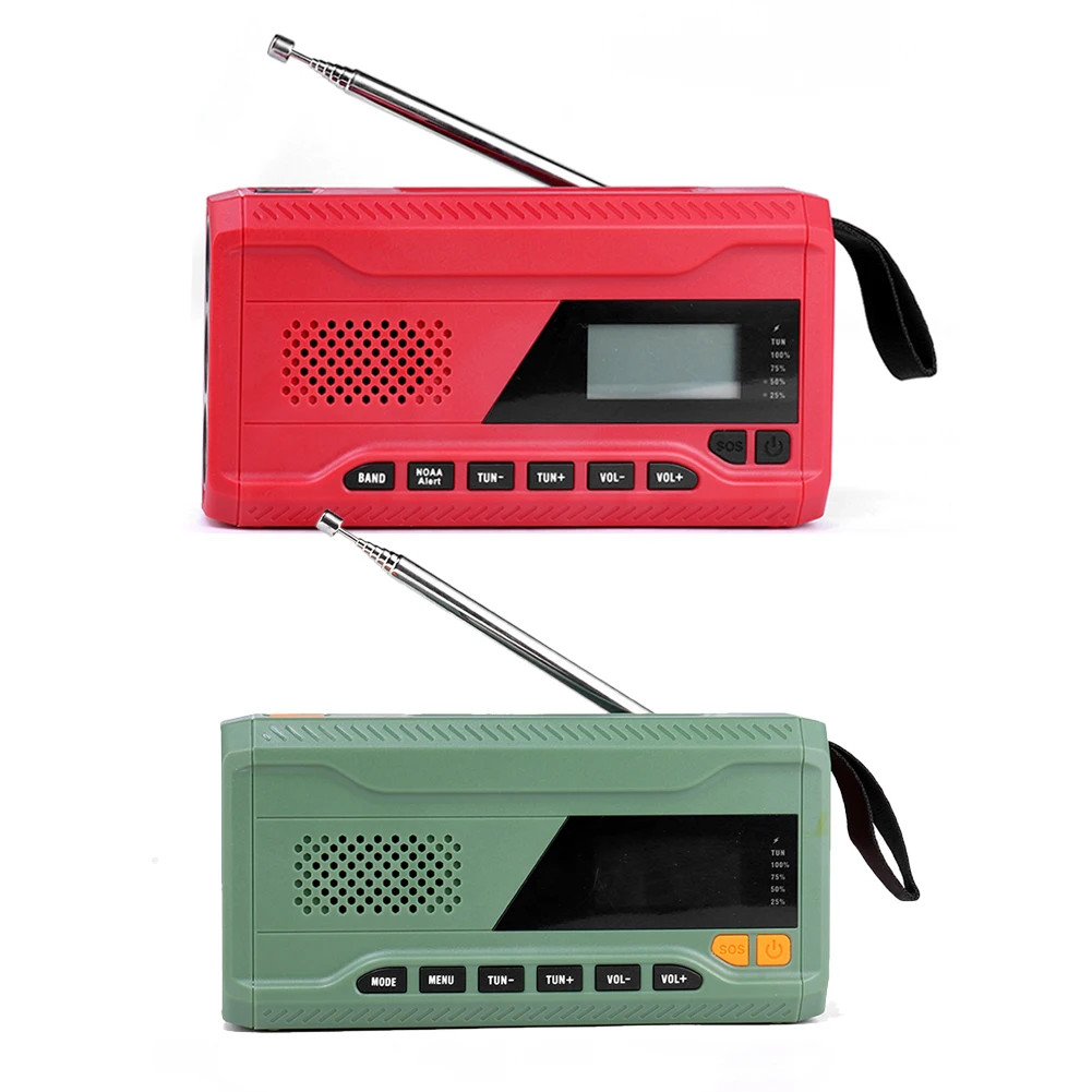 

DAB/FM Bluetooth Radio Emergency Radio Portable Solar Radio Receiver Hand Crank Dynamo Outdoor Radio with LED Flashlight/SOS
