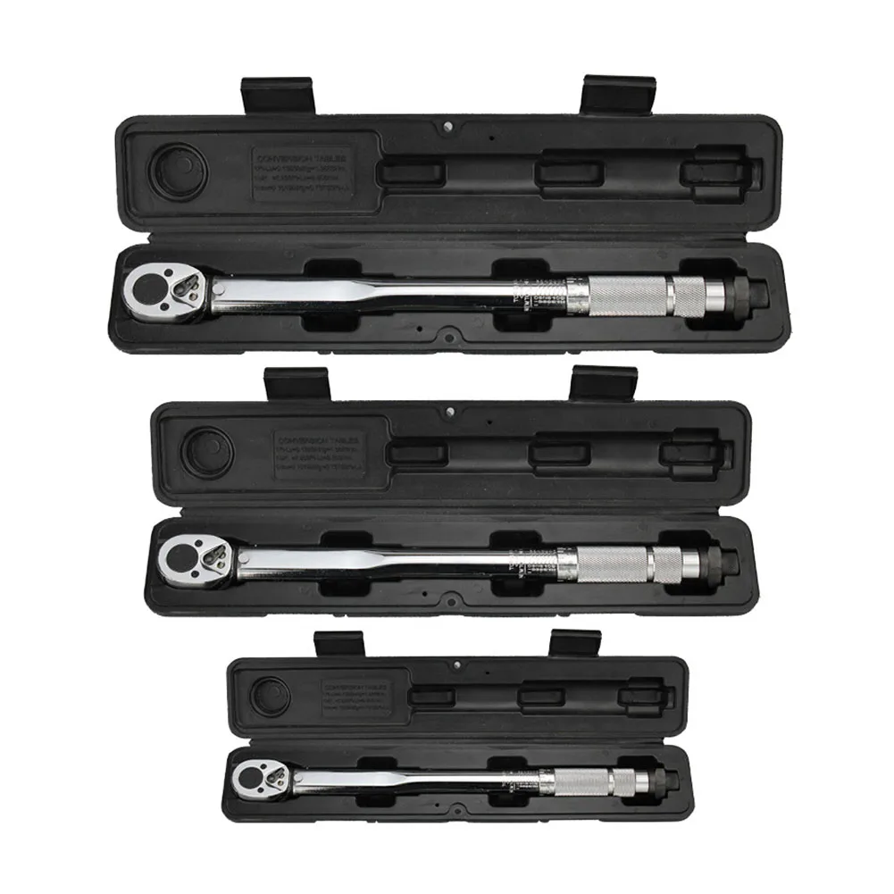 

Torque Wrench 1/4'' 3/8'' 1/2'' for Vehicles Bikes 5-25N.m Torque Preset Torque Wrench Drive Tool Two-way Spanner Auto Repair