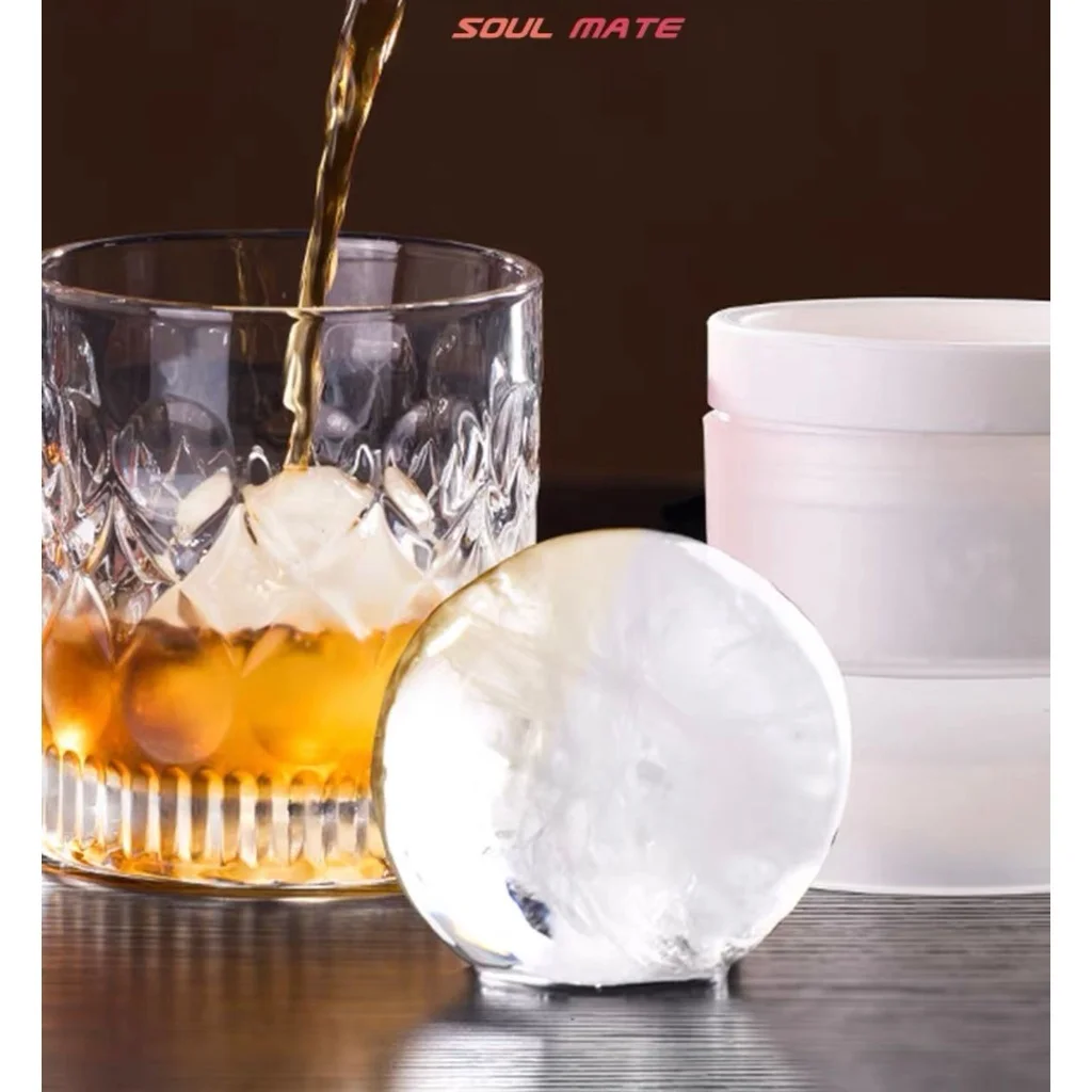 

Forma De Gelo Esfera Bola Silicone Grande Redonda Bar Whisky