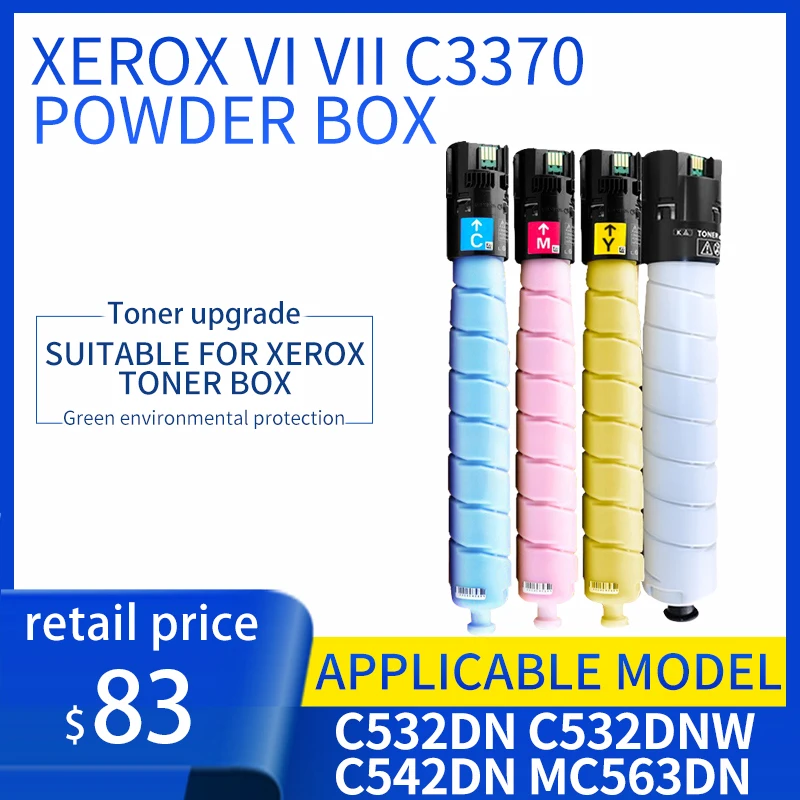 

Applicable to Xerox VI 6th generation VII 7th generation c3370 toner c2271 3370 3371 4471 5571 6671 7771 2273 3372 3373 4473 c55