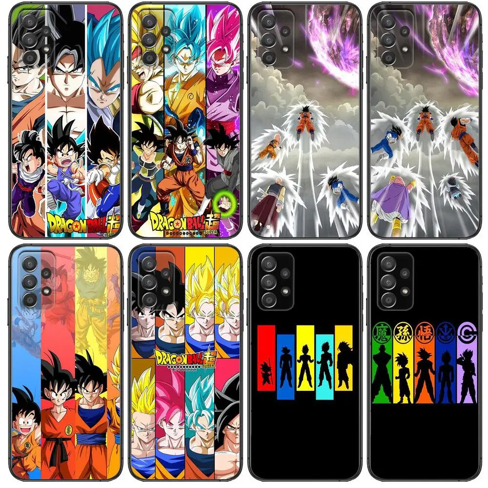 

2022 Popular Dragon Ball Phone Case Hull For Samsung Galaxy A70 A50 A51 A71 A52 A40 A30 A31 A90 A20E 5G a20s Black Shell Art Cel