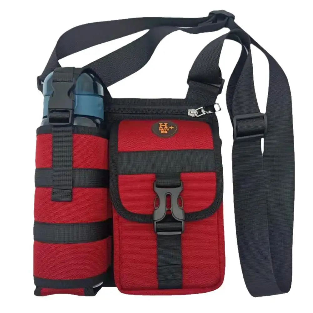 

Leisure Travel Kettle Bag Men's Crossbody Outdoor Multi Functional Tools Storage Bag Cycling Travel Leisure Small Chest Bag