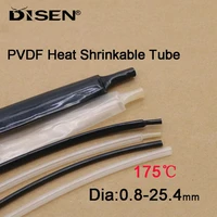 1m dia0 8 25 4mm pvdf heat shrinkable tube flame retardant wear corrosion 175%e2%84%83 high temperature resistance 21 shrink