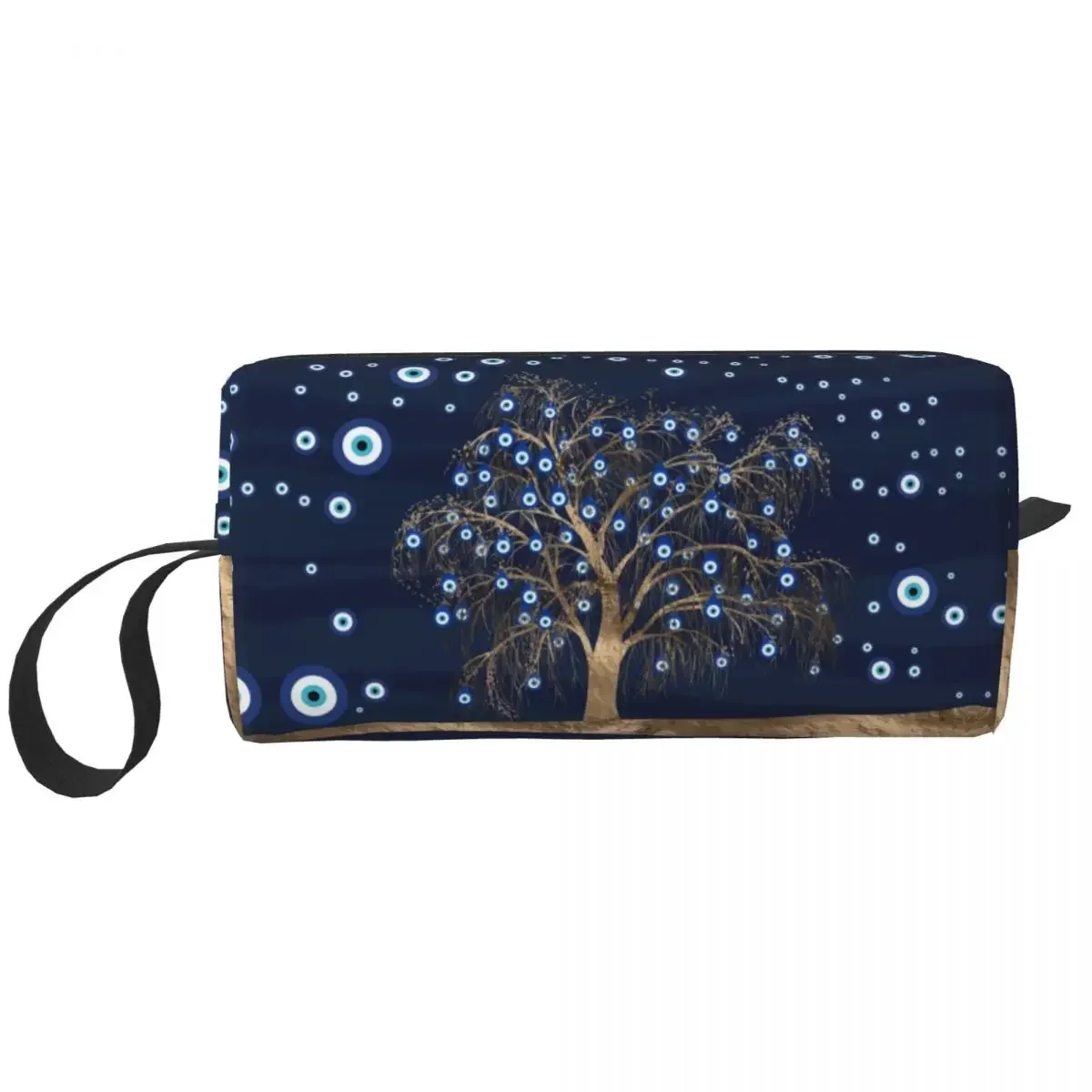 Очарование на заказ золото темно-синем косметичке амулет Nazar Evil Eye органайзер для