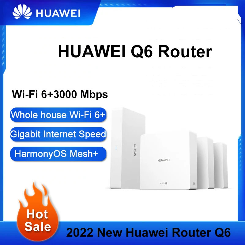 NEW Product  Huawei Q6 Whole House WIFI Router Gigabit 5G Dual-Band Wireless  [1 pro+2 standard Version]  Gigabit Router
