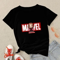 scarlet witch aesthetic clothes t shirt women black fashion summer casual ropa tumblr mujer cartoon cute print harajuku