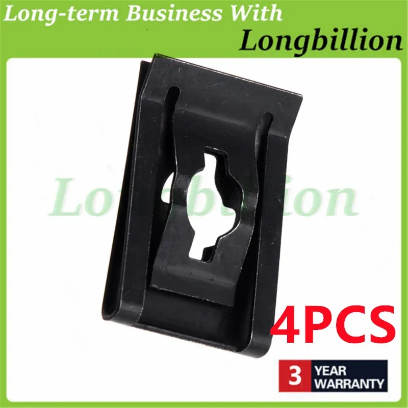 Зажим доступа крышки двигателя 90673-TY2-A01 90673TY2A01 черного цвета для Honda Accord Civic CRV 4 шт.