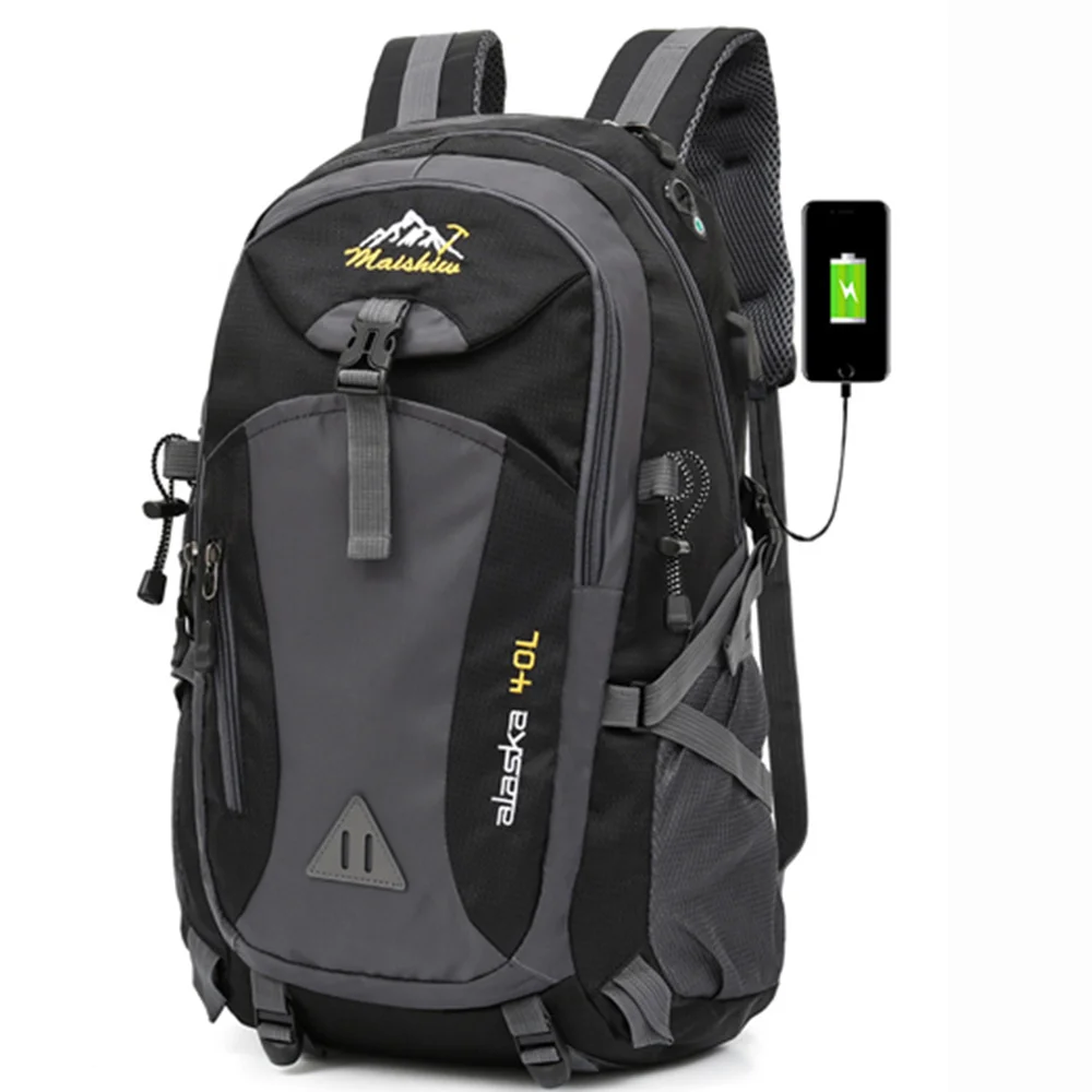

Водонепроницаемый дорожный рюкзак унисекс 40 л, Спортивная уличная сумка для альпинизма, походов, скалолазания, кемпинга для мужчин