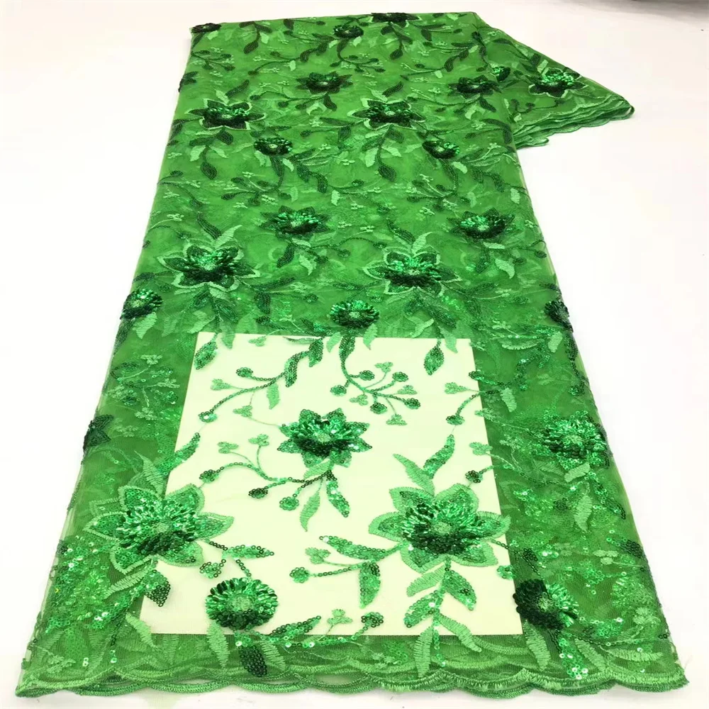 5 ярдов Последняя французская Тюлевая кружевная ткань 2024 Высококачественная