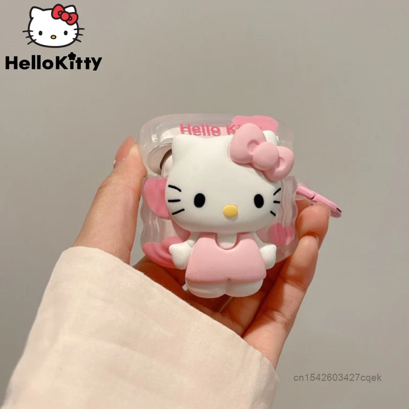 

Аксессуары для Airpod, прозрачный чехол для Apple 3D, Модный чехол для Airpods 1, 2, 3, защитный чехол для гарнитуры, искусственные наушники для Airpods Pro