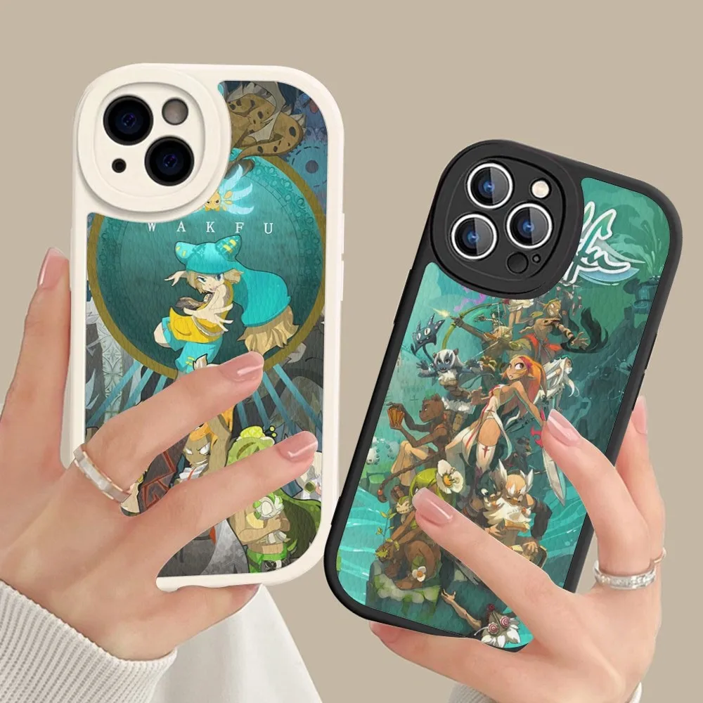Чехол для телефона Game W-Wakfu из жесткой кожи IPhone 14 13 12 Mini 11 Pro Max Xs X Xr 7 8 Plus Fundas