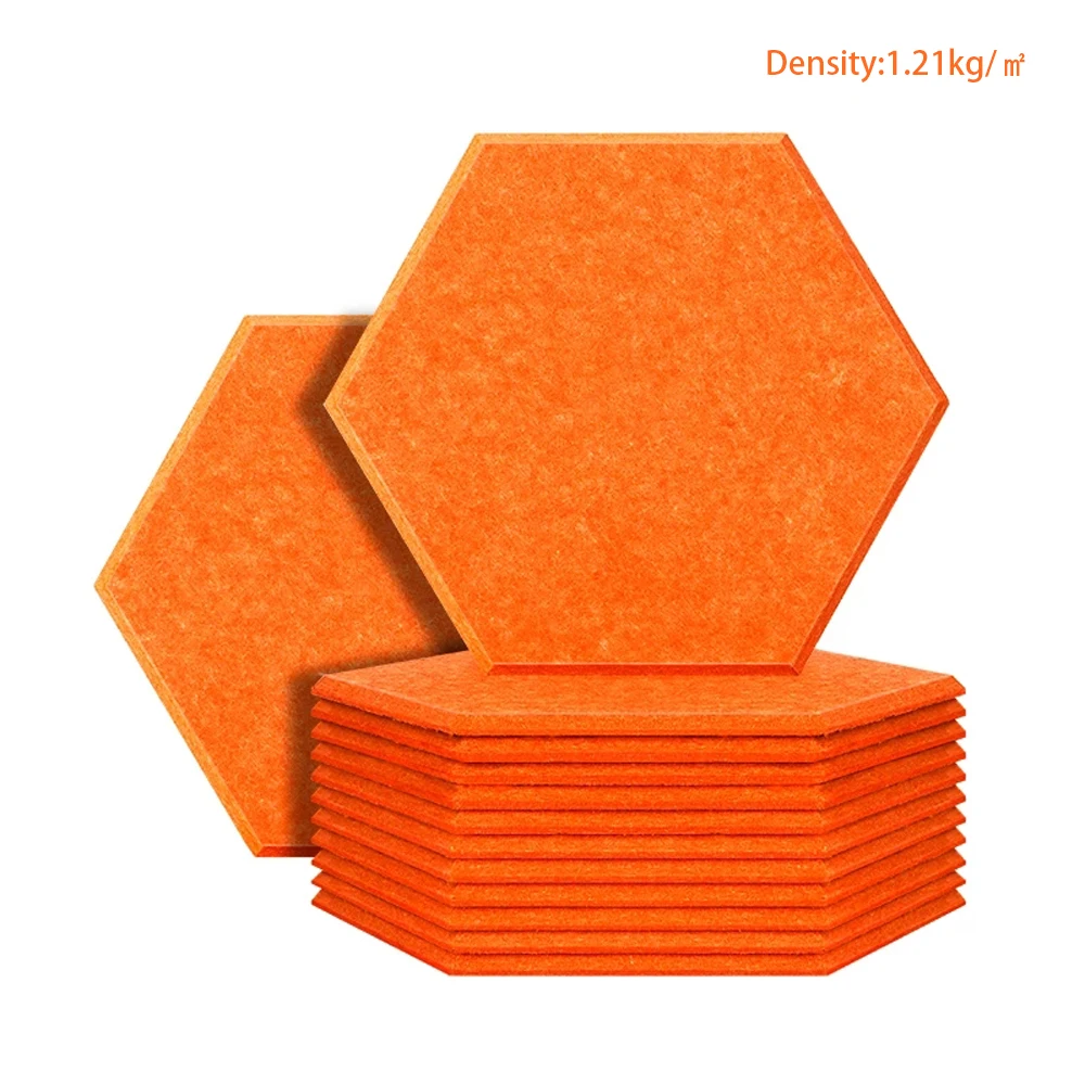 

6 Pcs Hexagon Soundproofing Wall Panels Kids Bedroom Nursery Noise Insulation Wall Decor Sound Proof Acoustic Panel Home Decor