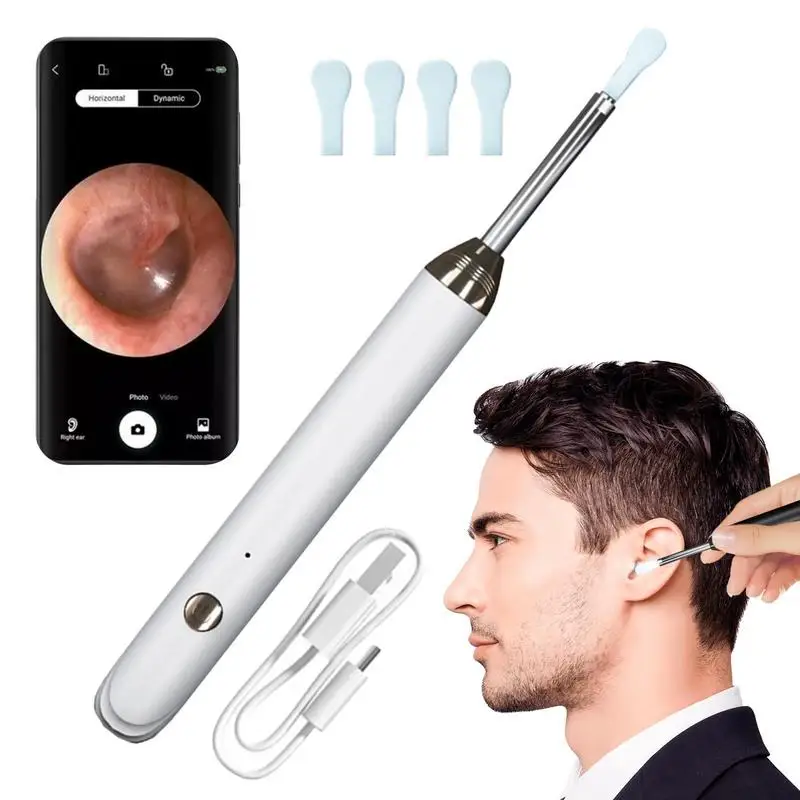 

Otoscope Ear Camera Endoscope Ear Cleaner With Camera Wireless Ear Wax Removal Tool With High Definition Camera For Kids Adults
