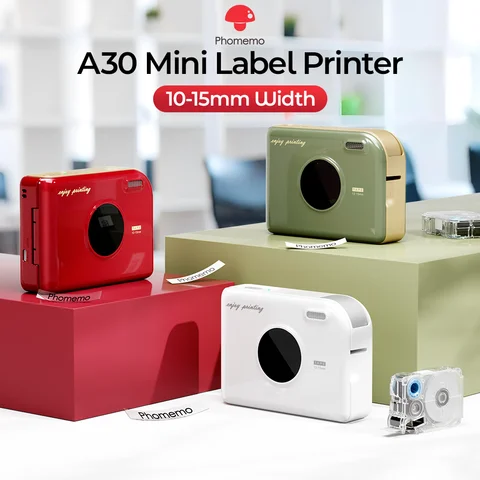 Zodzi A30 Бесчернильный Портативный Принтер Этикеток