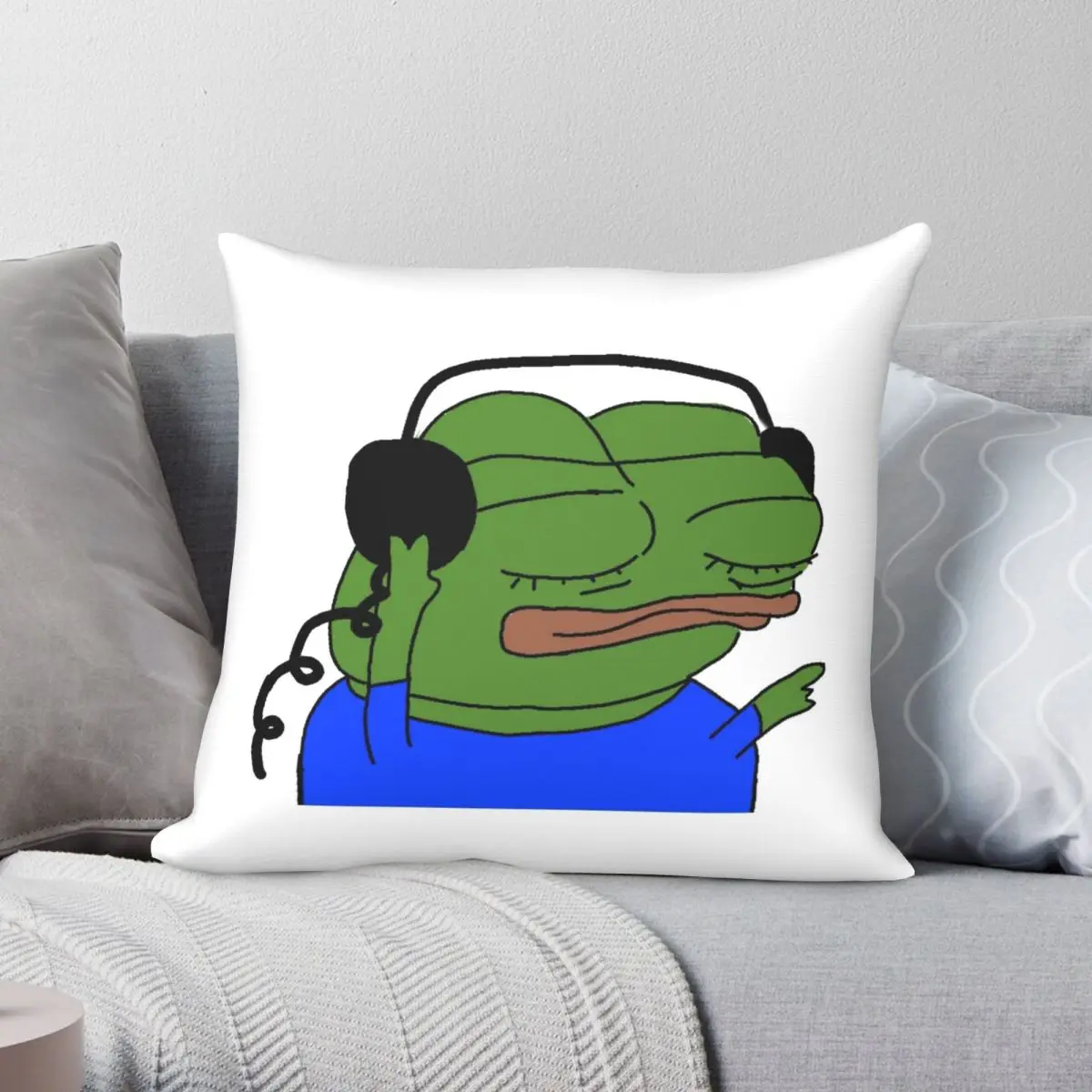 

Чехол для диванной подушки, из полиэстера и льна