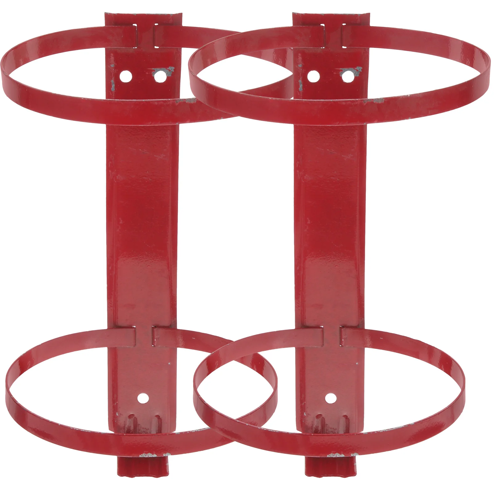 

2 Pcs Portable Macrame Shelf Wall Hanging Rv Fire Extinguisher Wrought Iron Utv Mount