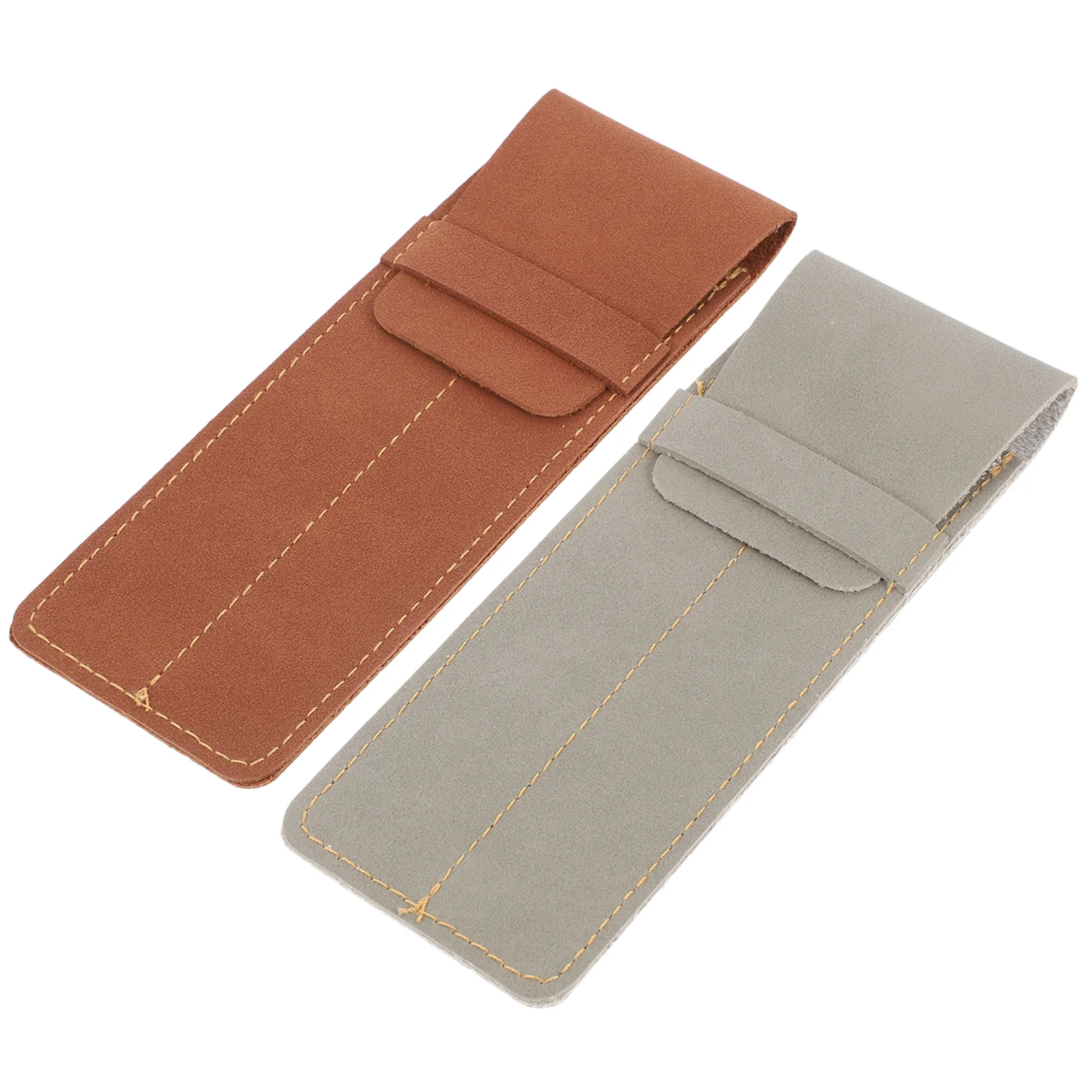 

2 Pcs Pen Case Bag Fountain Dual Purpose Gift Pouch Holder Sleeve