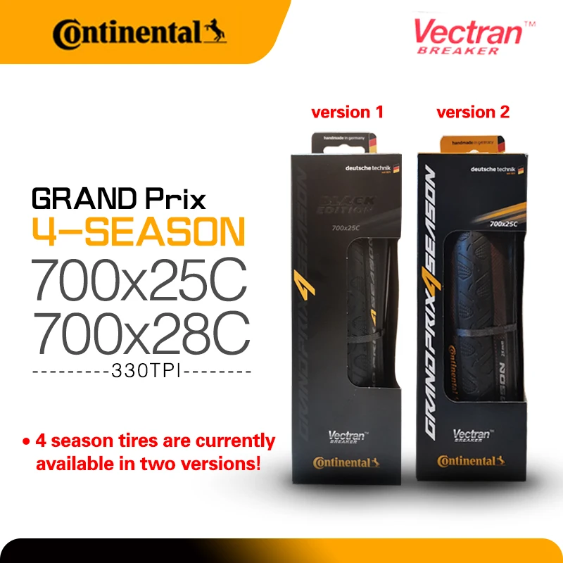 Continental  Grand Prix 4-Season Tire 700x25C/28CTraining Folding  Road Bike Puncture-Proof Four-Season Ultralight Folding