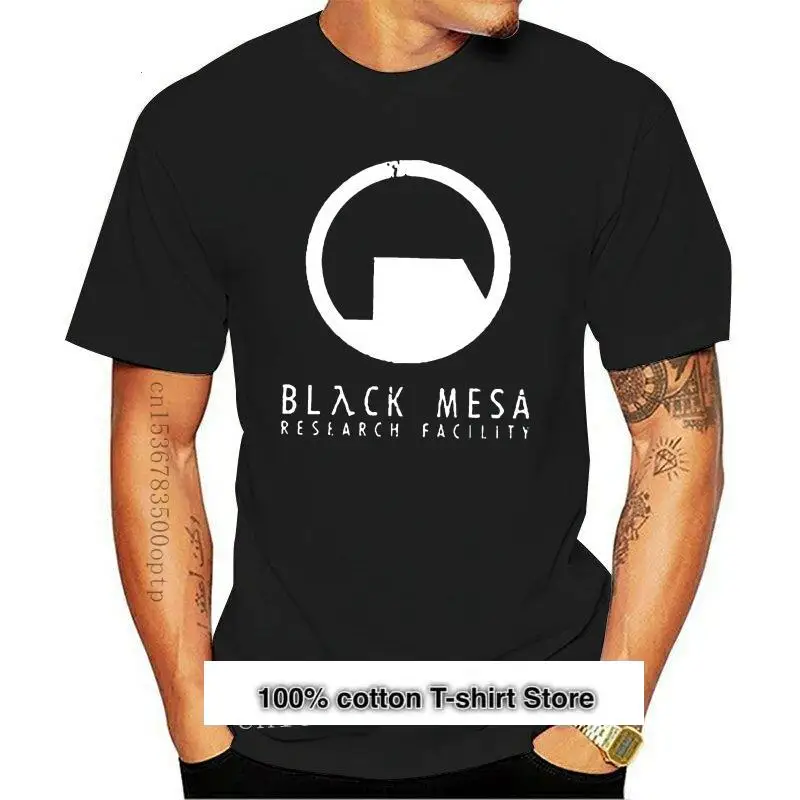 

Camiseta negra de table Half Life para hombre, ropa fresca, newest europeas-XXXL, nueva