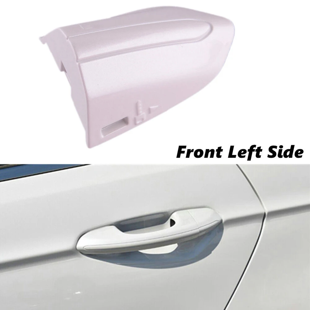 

Car Front Left Side Door Handle Key Cap Cover Bezel For Ford For Fusion For Edge 2015-2020 Exterior Door Handle Cap Accessories